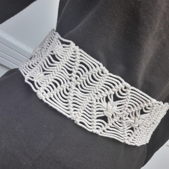 Macrame Belt Woven Boho Hippie Clothes Fringe Sash - Picture 7 of 16